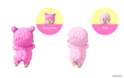 Item Overview: HIPPERS Monchhichi COLORS: Wink Series E9