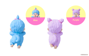 Item Overview: HIPPERS Monchhichi COLORS: Wink Series E9