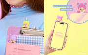 Item Overview: HIPPERS Monchhichi COLORS: Wink Series E9