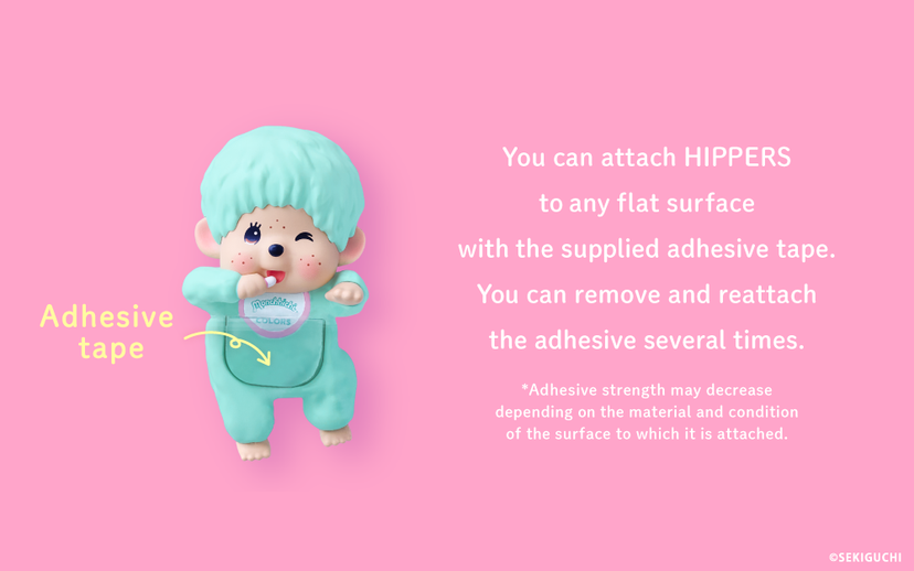 Item Overview: HIPPERS Monchhichi COLORS: Wink Series E9